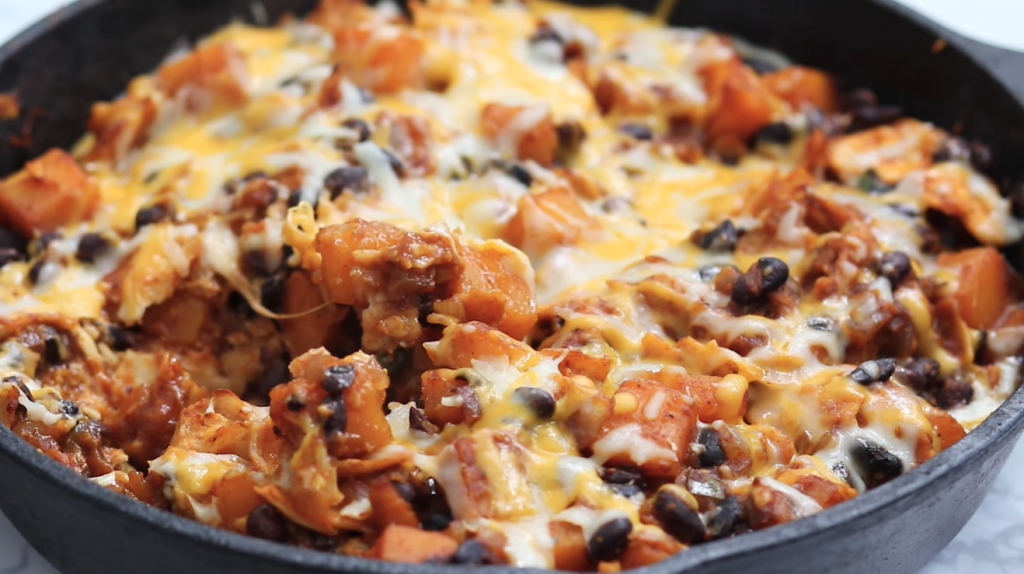 butternut-squash-and-black-bean-skillet-dinner-recipe