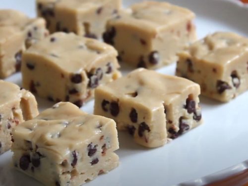 Chocolate Chip Cookie Dough Fudge Recipe