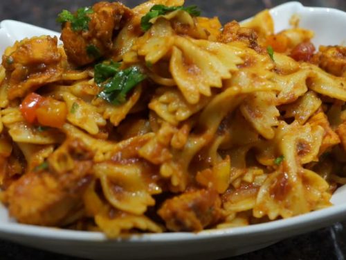 Easy Bowtie Chicken Pasta