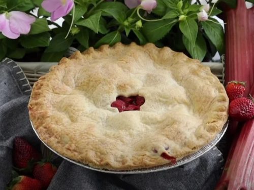 Easy Strawberry Rhubarb Pie Recipe