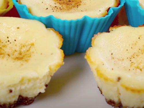 Eggnog Cheesecake Cupcakes Recipe