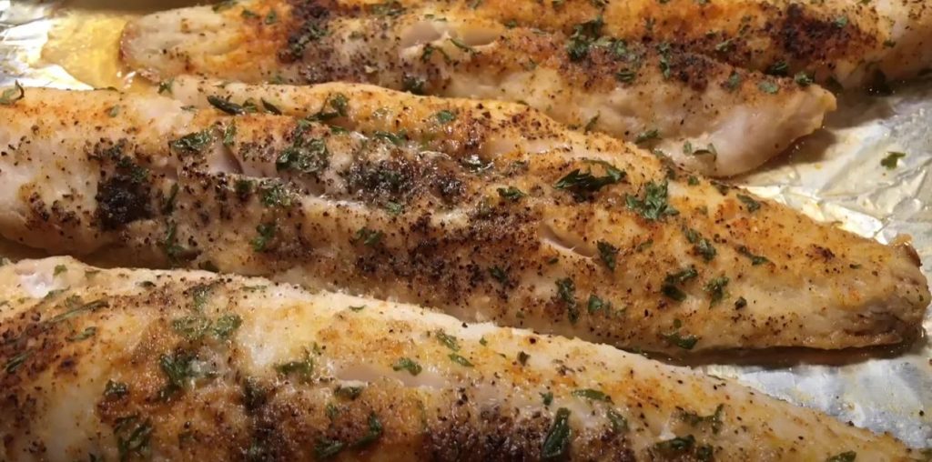 Flash Baked Walleye Fillets Recipe