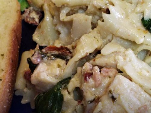 Mascarpone Pasta with Chicken and Bacon Recipe