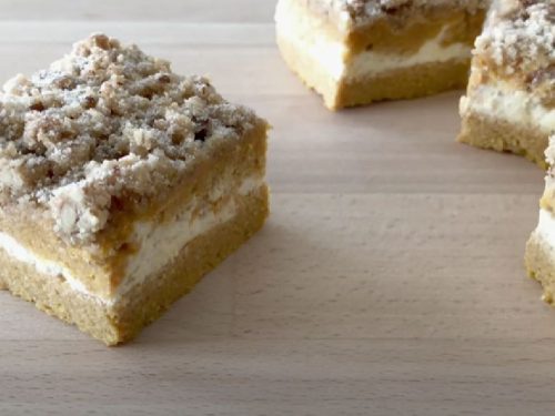 Pumpkin Pie Crumb Bars Recipe