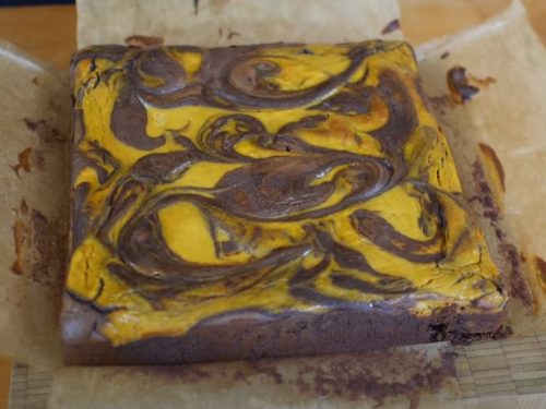 Skinny Pumpkin Cheesecake Brownies Recipe