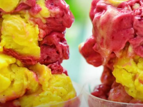 Strawberry-Lemon Ice Cream Recipe