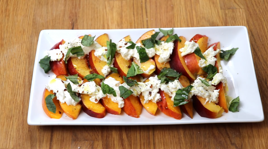 summer-salad-with-burrata-tomatoes-and-nectarines-recipe