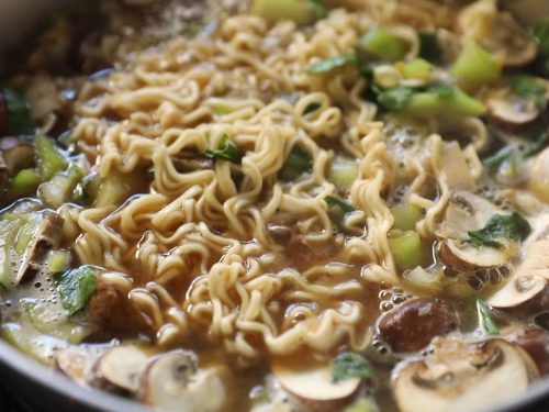 Pasta-and-Chinese-Cabbage-in-Ginger-Broth-Recipe