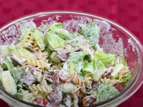 Bacon, Lettuce, and Tomato Pasta Recipe