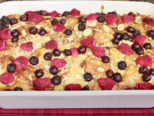 Baked Cherry French Toast Casserole Recipe