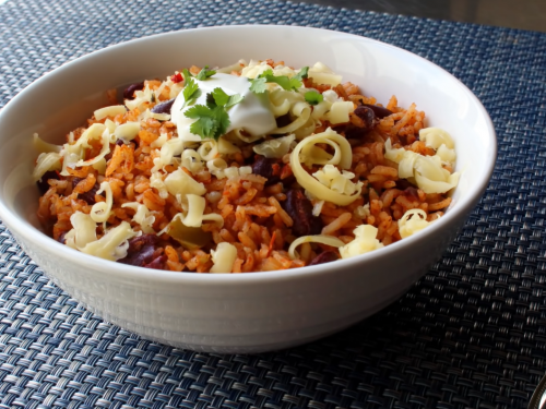 baked-rice-and-beans-with-white-veal-sausage-recipe