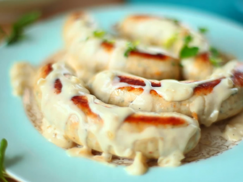 boudin-blanc-with-leeks-and-mustard-sauce-recipe