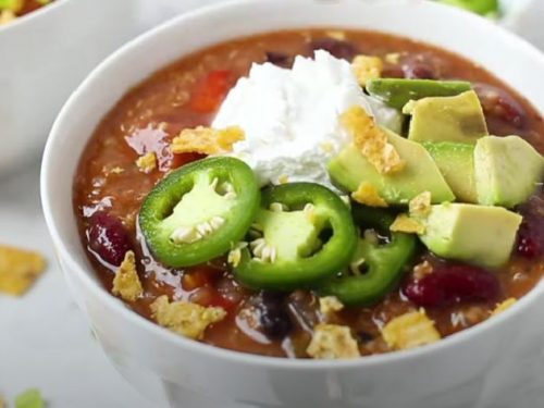 Easy Vegetarian Chili Recipe