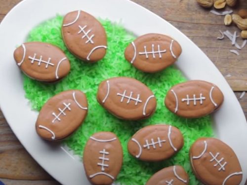 Football Macarons Recipe