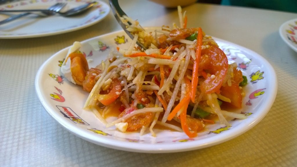 healthy green papaya salad recipe