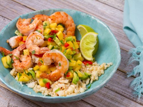 grilled shrimp with mango salsa recipe