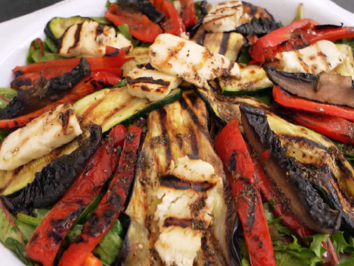 grilled-vegetable-salad-withcroutons-haloumi-and-anchovy-sauce-recipe