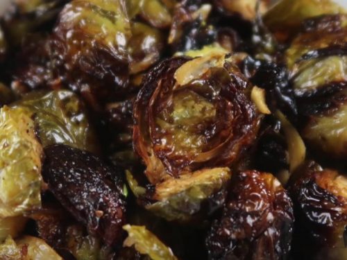 Lemony Fried Brussels Sprouts Recipe