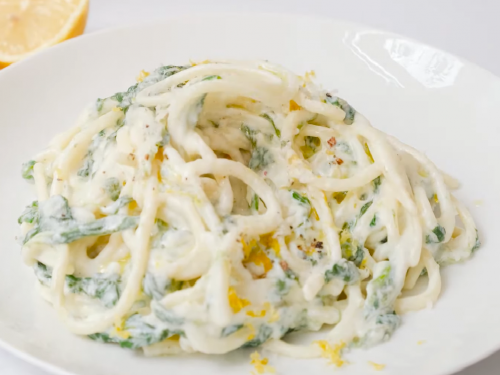 lemony-spaghetti-with-peas-and-ricotta-recipe