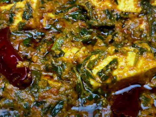 Methi Paneer Recipe