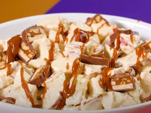 Snickers Caramel Apple Salad Recipe