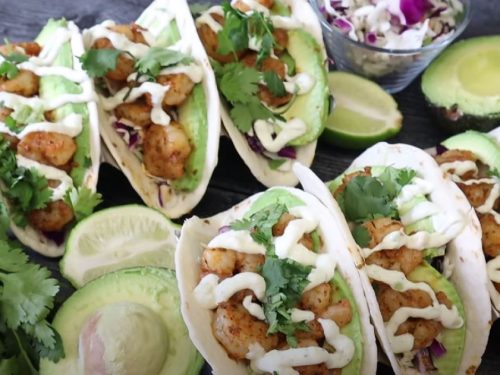 Spice-Rubbed Shrimp Tacos Recipe