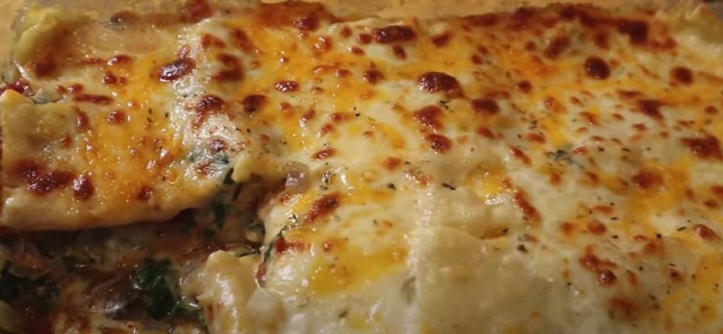 Vegetarian Spinach and Mushroom Lasagna Recipe