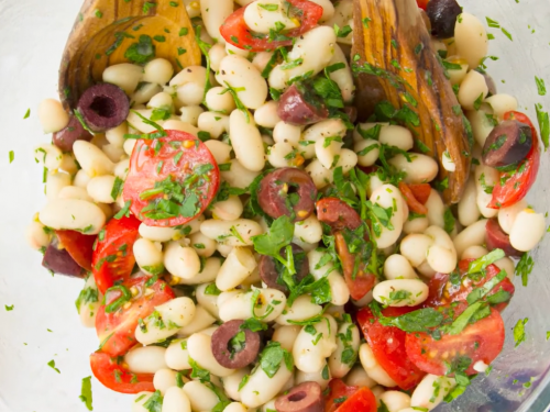 white-bean-and-chorizo-salad-with-olives-recipe