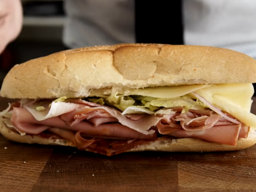 prosciutto-and-mozzarella-hero-sandwich-with-olive-relish-recipe