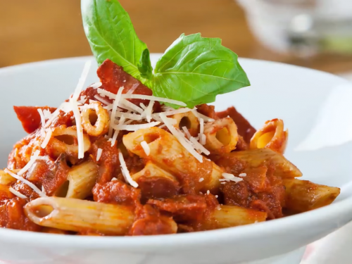 triple-tomato-sauce-penne-recipe