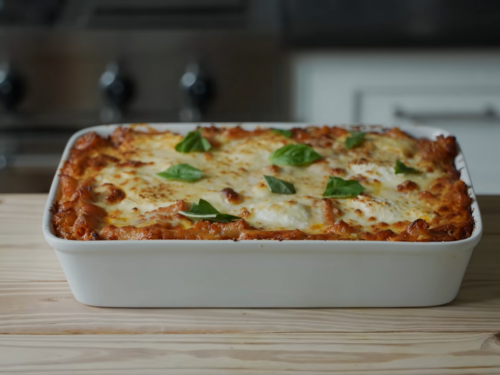 ziti-pasta-with-pork-and-escarole-in-creamy-thyme-sauce-recipe