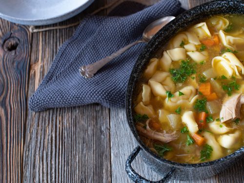 Chicken and Tortellini Stew