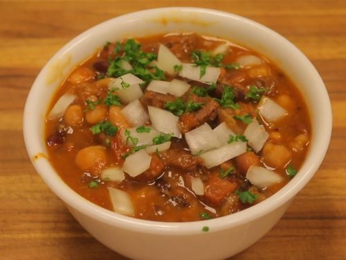 15 Bean Slow Cooker Chili Recipe