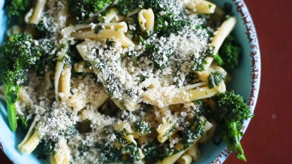 Broccolini Parmesan Pasta Salad Recipe