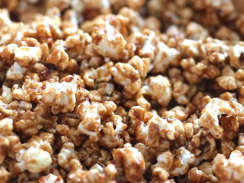 Cinnamon Maple Caramel Popcorn Recipe