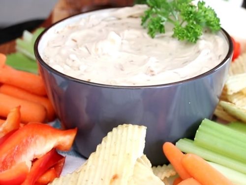 Hearty Onion Dip And Chips Recipe