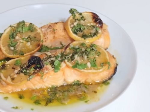 Lemon Butter Garlic Salmon Recipe