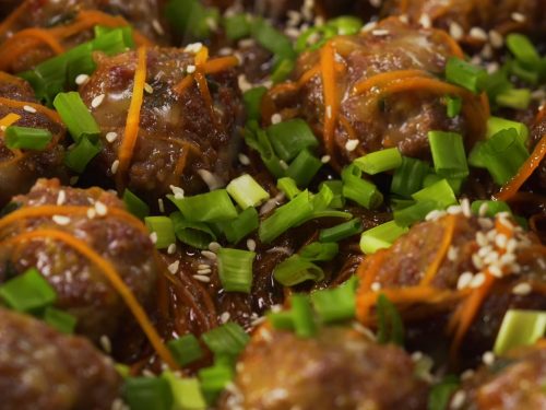 Mongolian Glazed Meatballs Recipe