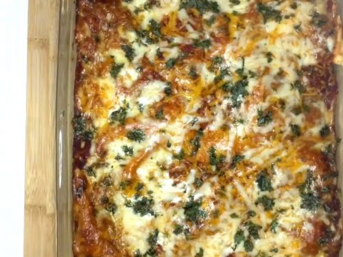 Roasted Veggie Enchilada Casserole Recipe