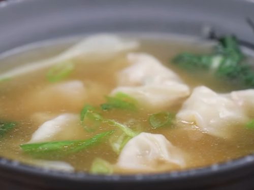 Unwrapped Wonton Soup Recipe