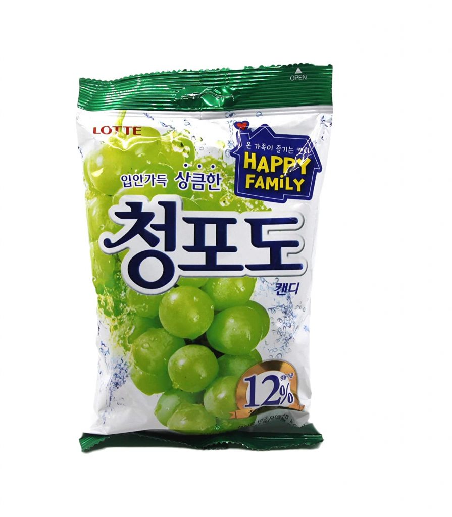 Lotte Green Grape Candy