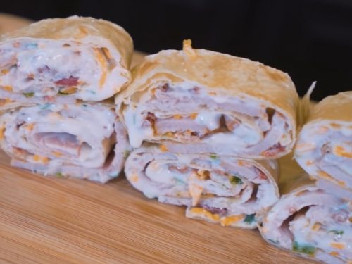 Cheddar Bacon Ranch Pinwheels Recipe