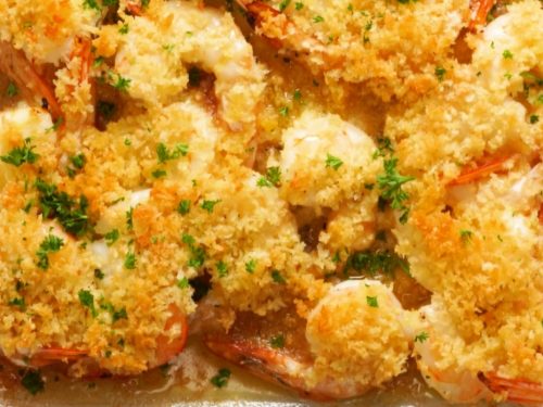 Crispy Baked Shrimp Scampi Recipe