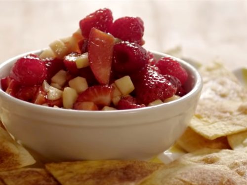 Fruit Salsa with Cinnamon Crisps Recipe