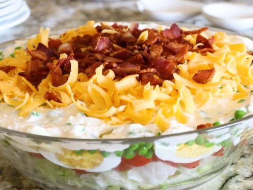 Overnight Layered Salad Recipe