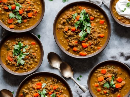 African Moroccan Lentil Soup Recipe