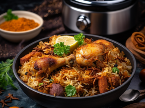 Air Fryer Chicken Biryani Recipe