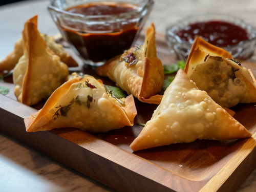 Air Fryer Indian Samosas