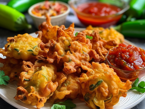 Air Fryer Vegetable Pakoras