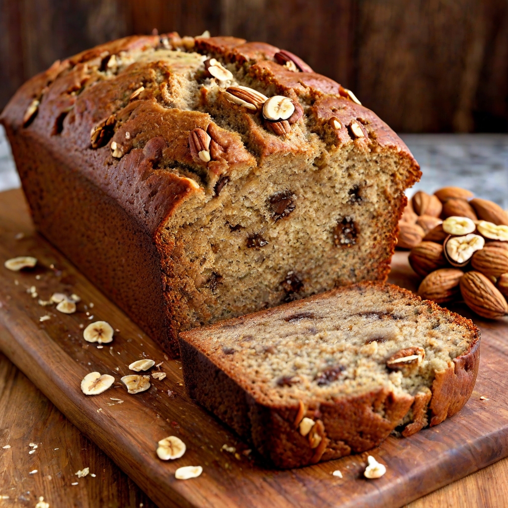 Almond Flour Banana Bread Recipe